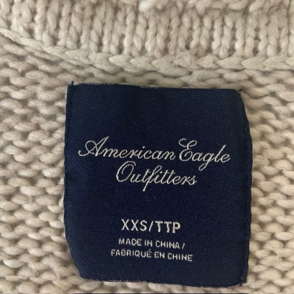 Fringe Open Front Cardigan XXS Wool Blend Coastal Grandma Boho Pink Beige Snag - Picture 6 of 10